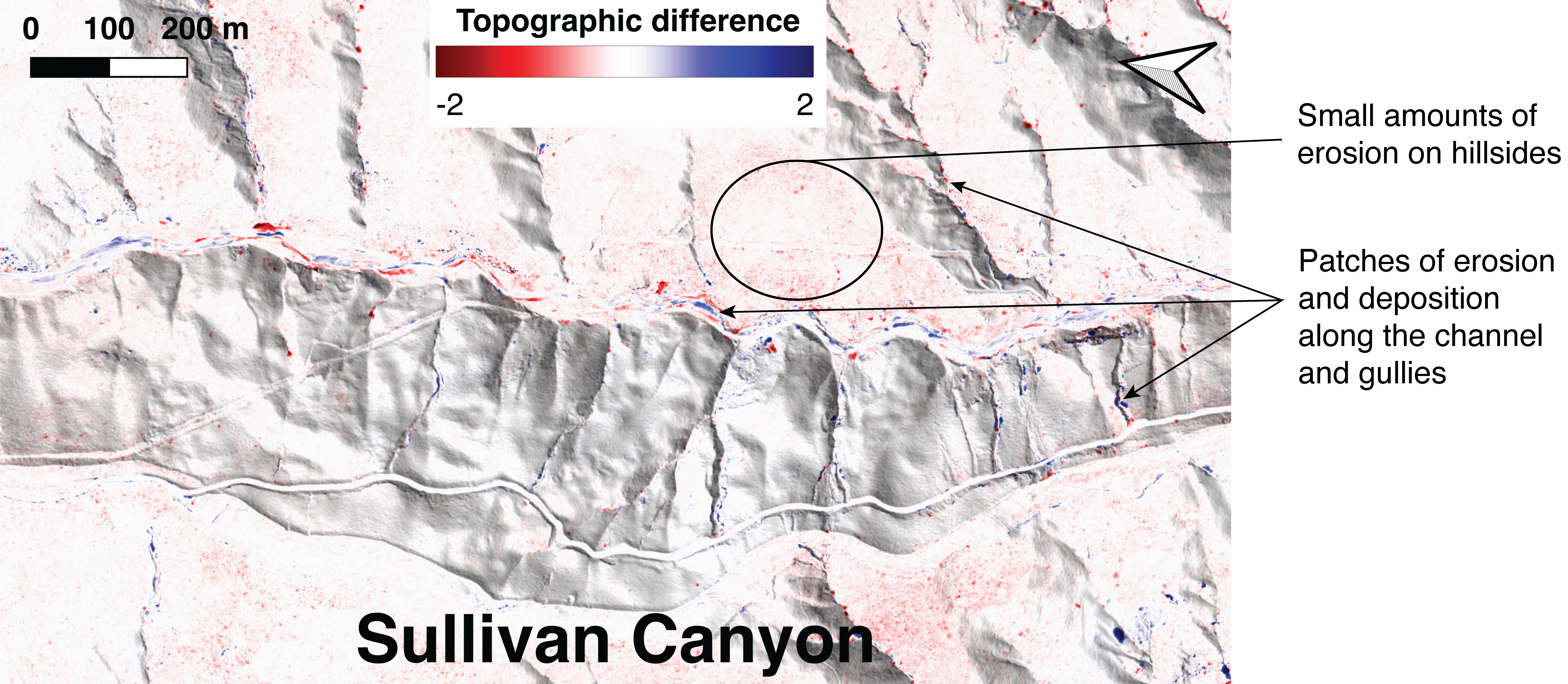 Sullivan Canyon differencing results