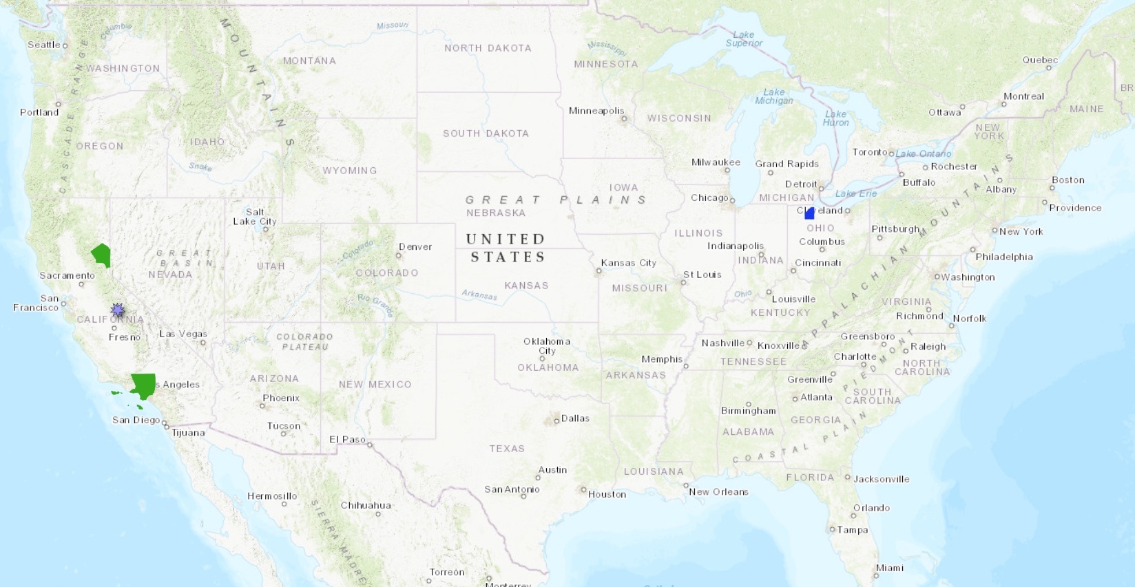 November 2025 Data Overview Map